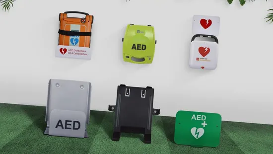 Wap-M180A Defibtech Universal Wall Mount Aed Bracket