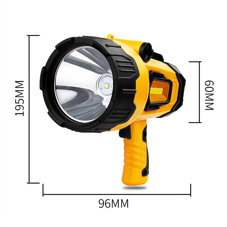 Wholesale Quality Handheld LED Working Inspection Spotlight Outdoor Rechargeable Portable LED Searching Spotlight Emergency LED Work Light with Power Bank