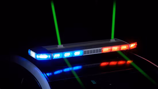 道路交通用の緑色レーザーを備えた Senken ロープロファイル LED ライトバー