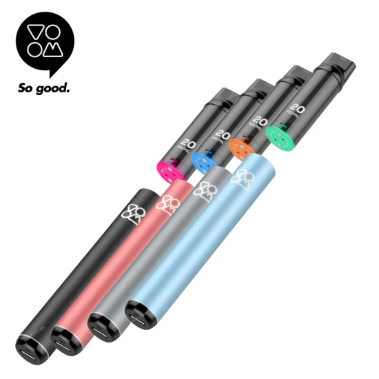 Voom Pod Mi 新製品電子タバコスターターキット 400mAh バッテリー 600 パフ使い捨てポッド 2ml メッシュコイル付き